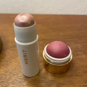 Merit beauty highlight and blush stick